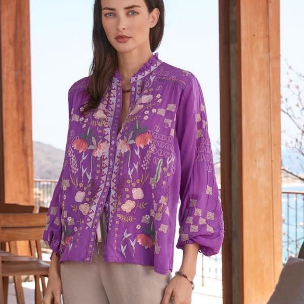 Johnny Was Brielle Blouse - Picture 5 of 10